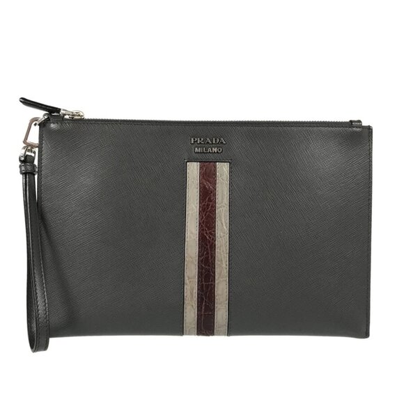 PRADA Saffiano Clutch bag - Picture 1 of 15